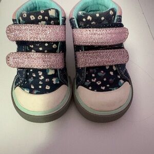 See Kai Run Glittery Pink and Blue Sneakers